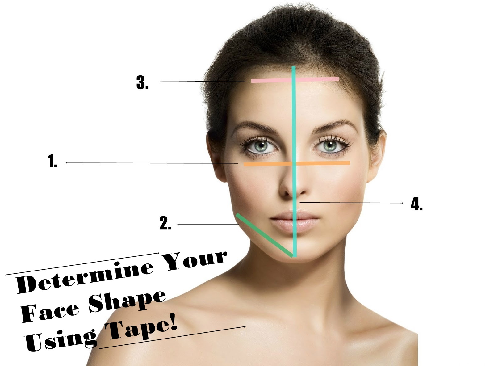 How To Determine Your Face Shape Using Tape VanityCaseBox